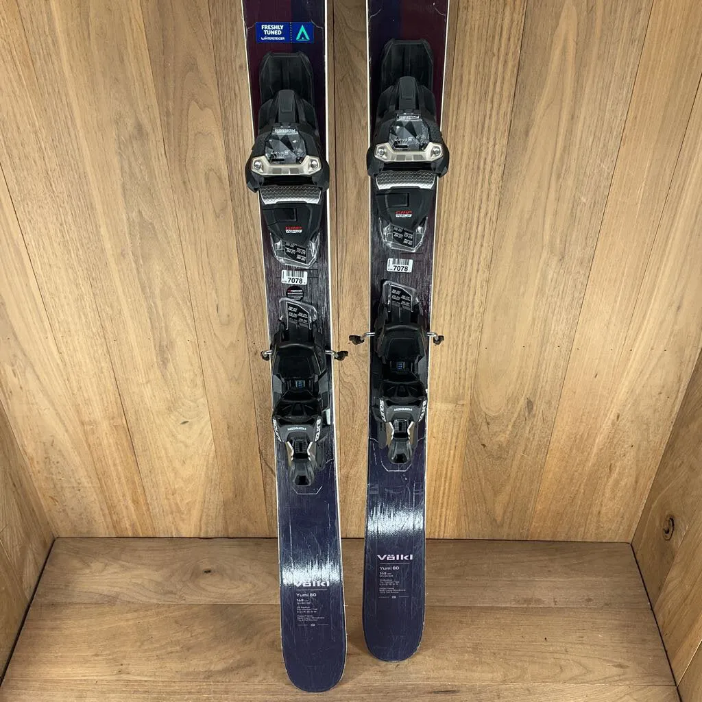 2023 Volkl Yumi 80 w/ Marker Squire 11 Demo Bindings