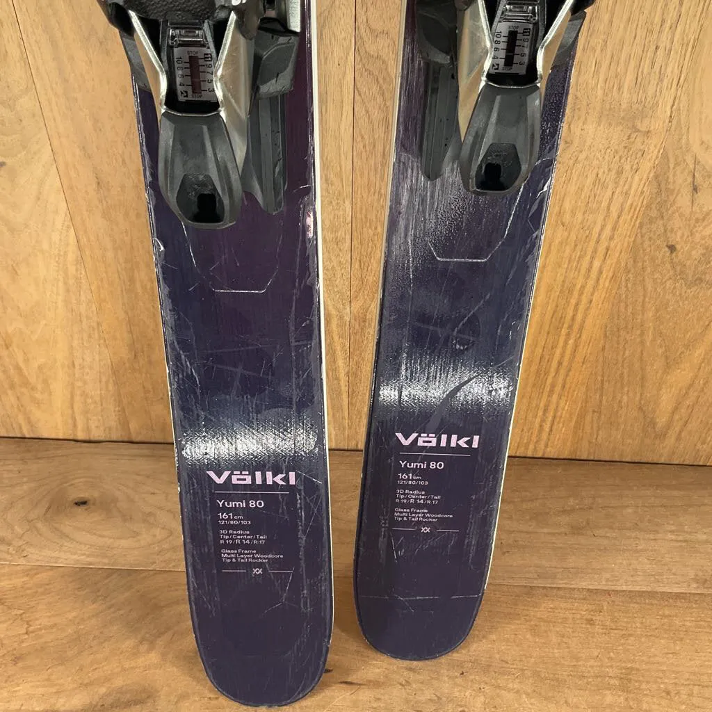 2023 Volkl Yumi 80 w/ Marker Squire 11 Demo Bindings