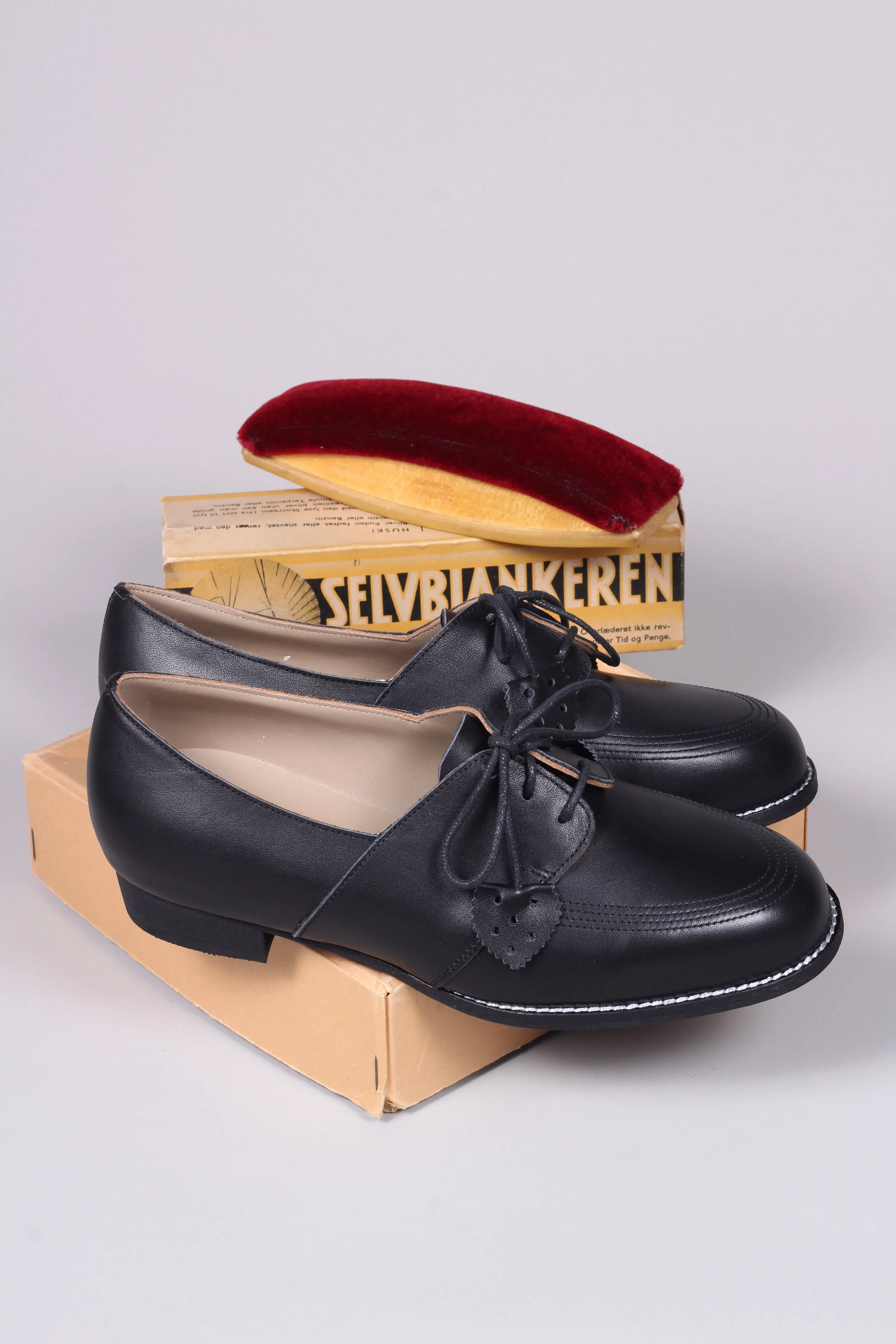 40s Everyday Derby shoe - Black - Billie