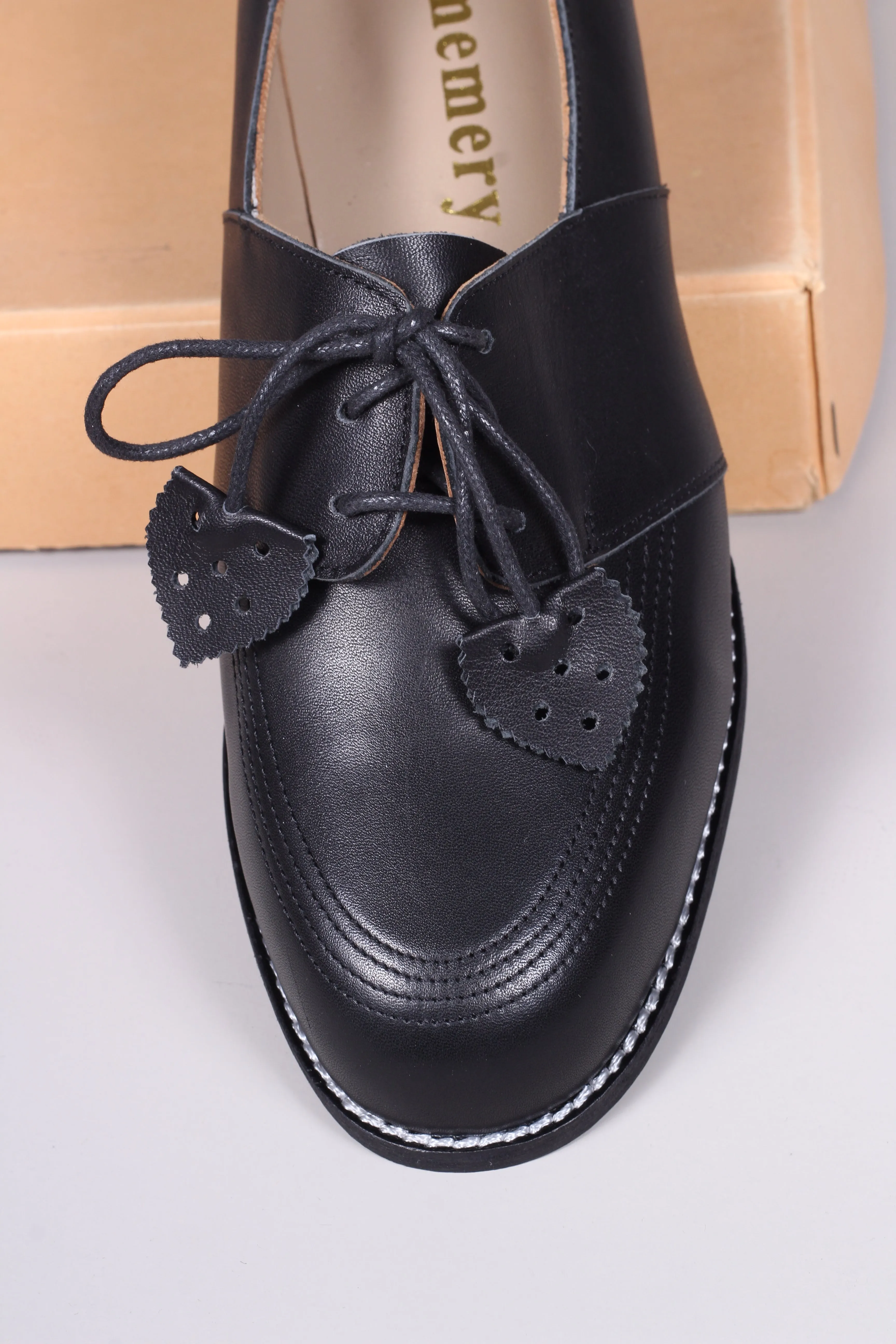 40s Everyday Derby shoe - Black - Billie