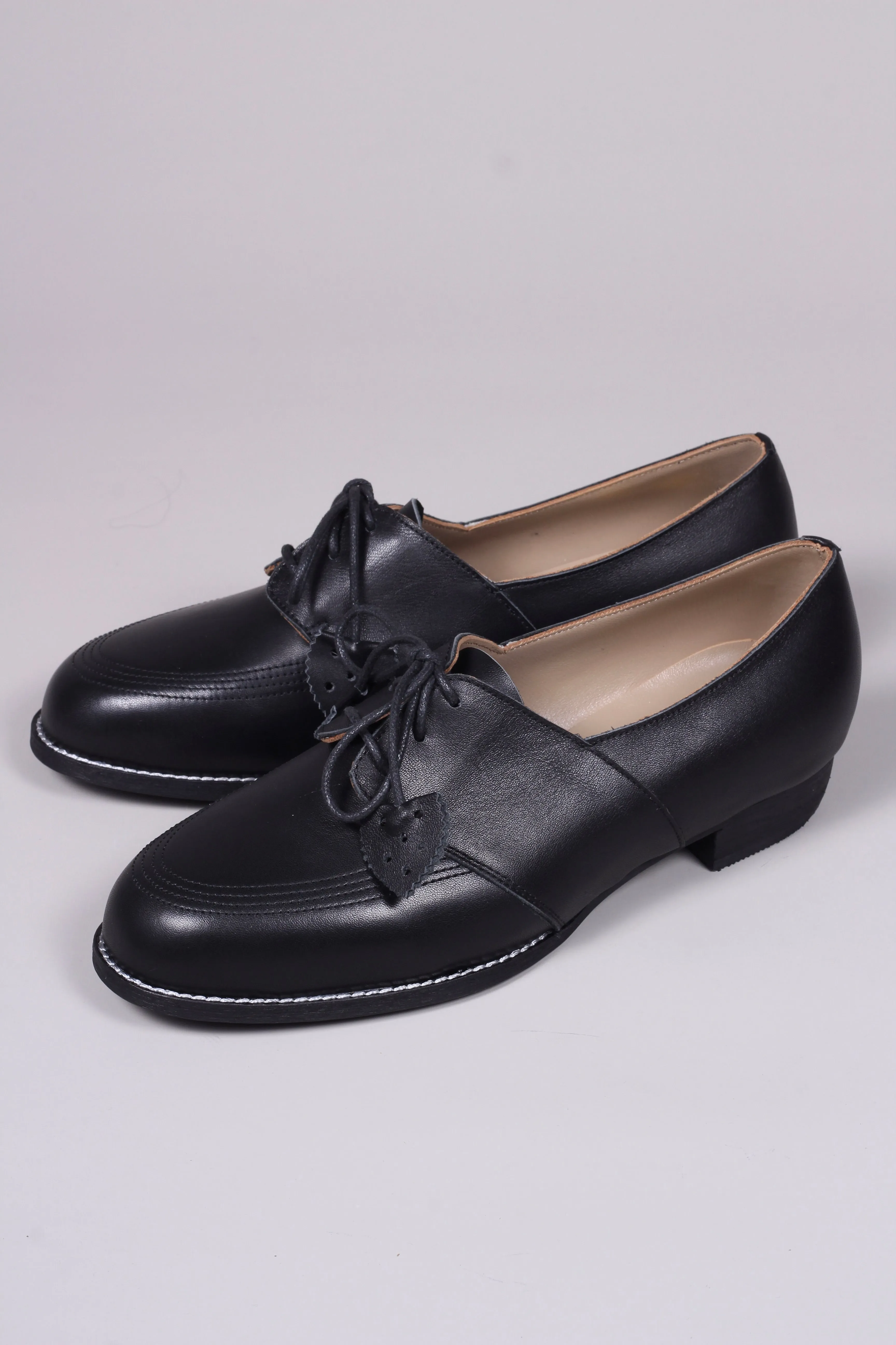 40s Everyday Derby shoe - Black - Billie