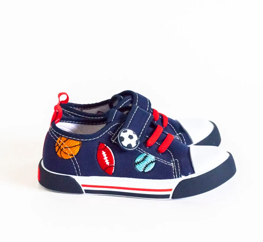 AC Boy's Dark Blue Sneakers | 595/21-DB