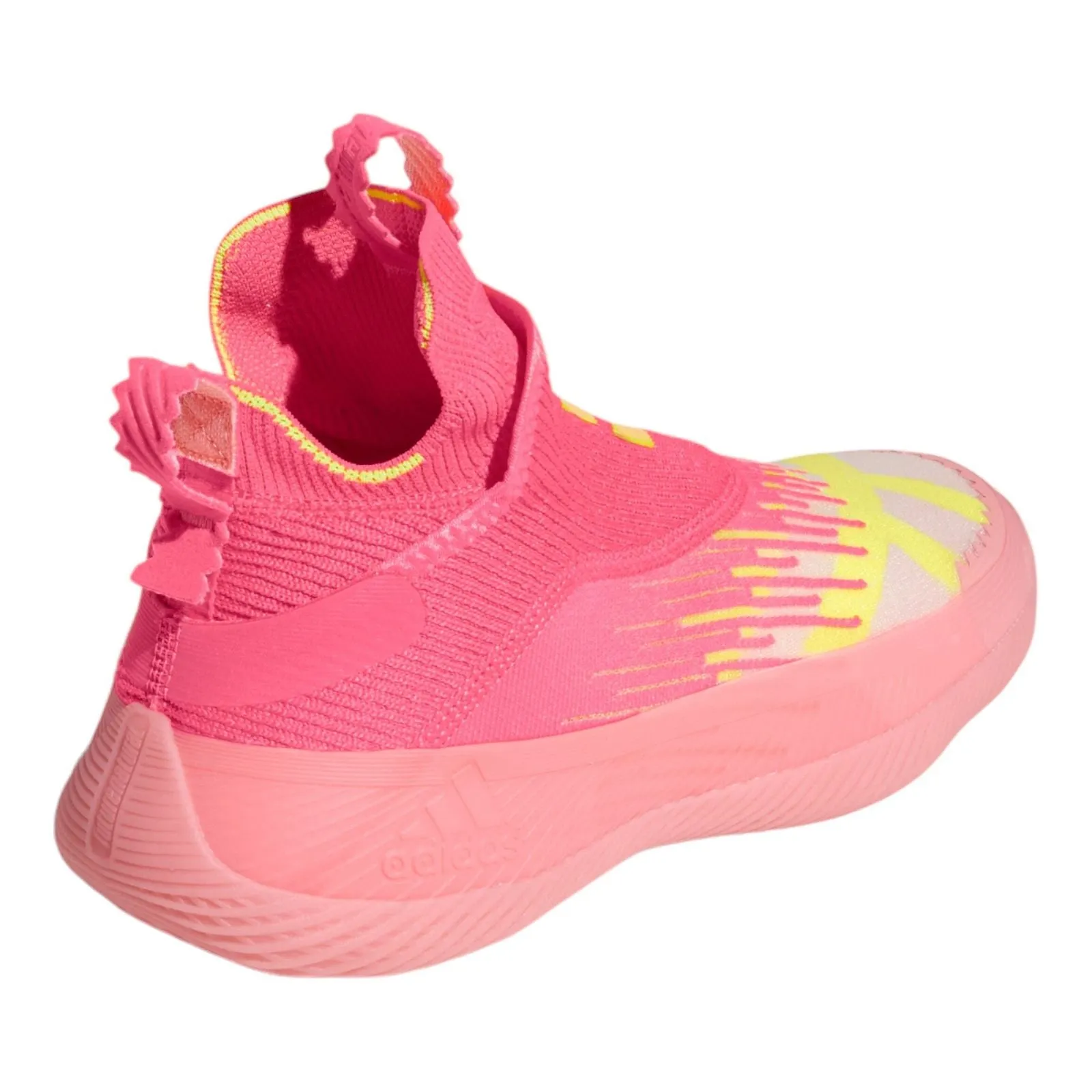 adidas N3XT L3V3L Futurenatural Basketball Shoes - Signal Pink / Team Solar Yellow