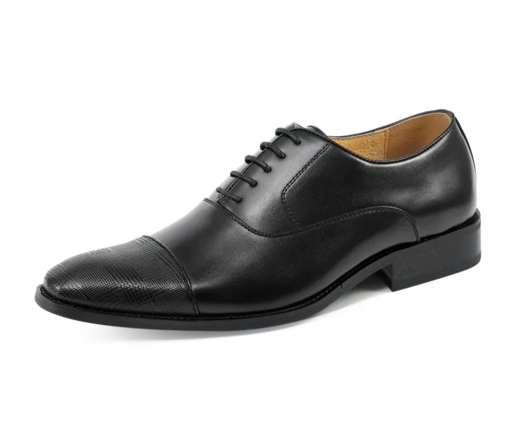 Amali Shoes Conrad Black Oxfords Men’s Pu Leather