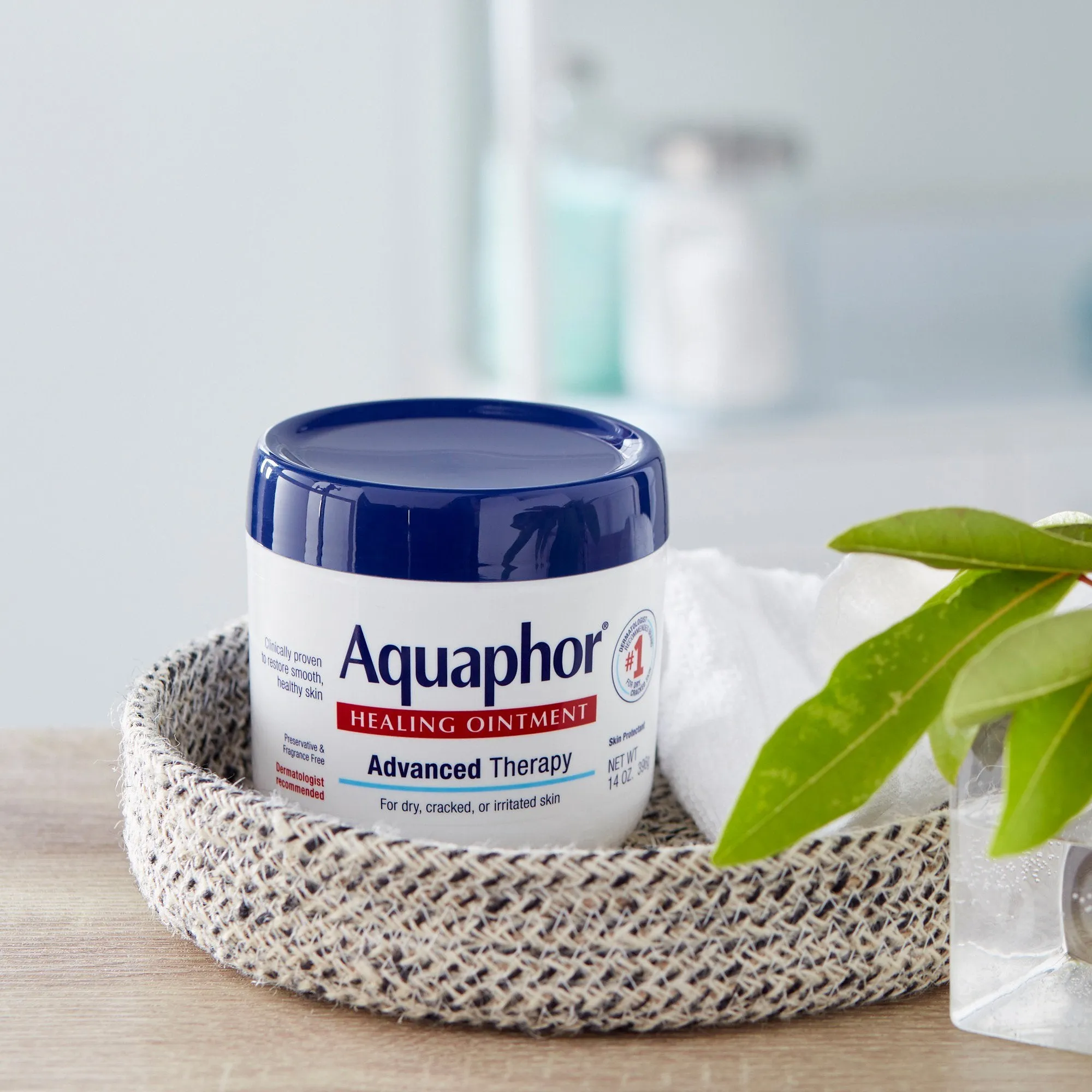 Aquaphor® Advanced Therapy Healing Moisturizer Ointment, 14 oz. Jar