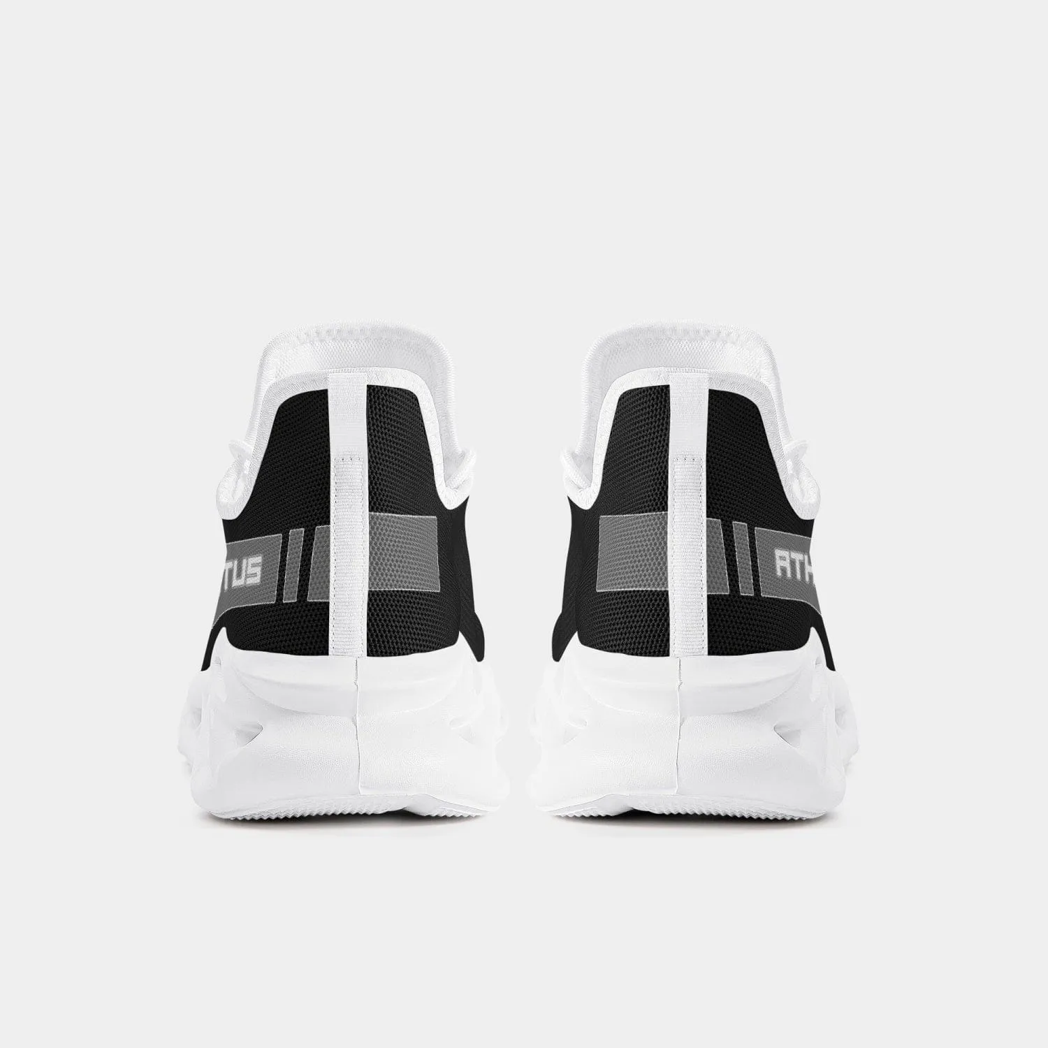 ATHLETIC APPARATUS V2 BOUNCE MESH KNIT SNEAKERS - BLACK