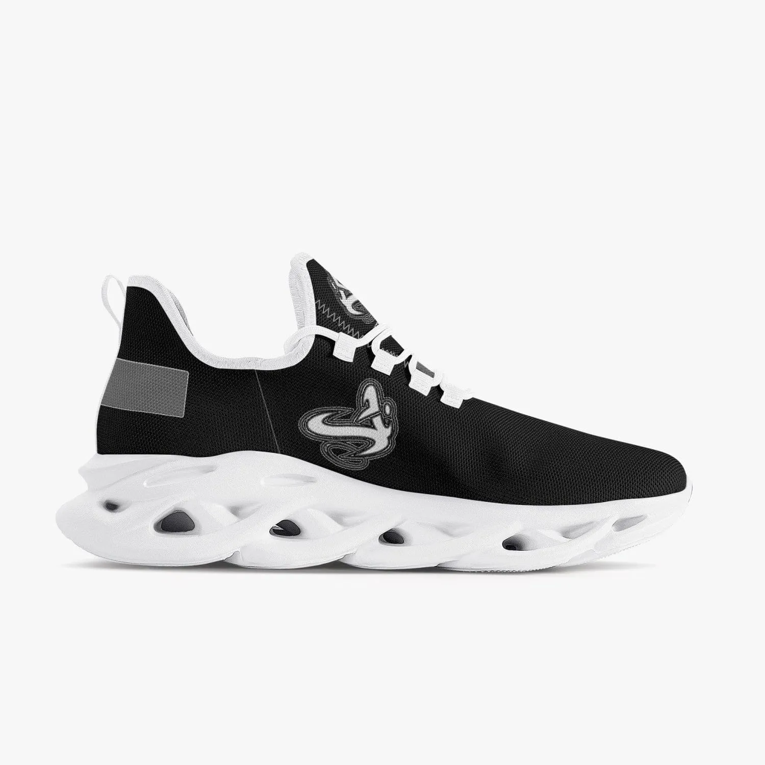 ATHLETIC APPARATUS V2 BOUNCE MESH KNIT SNEAKERS - BLACK