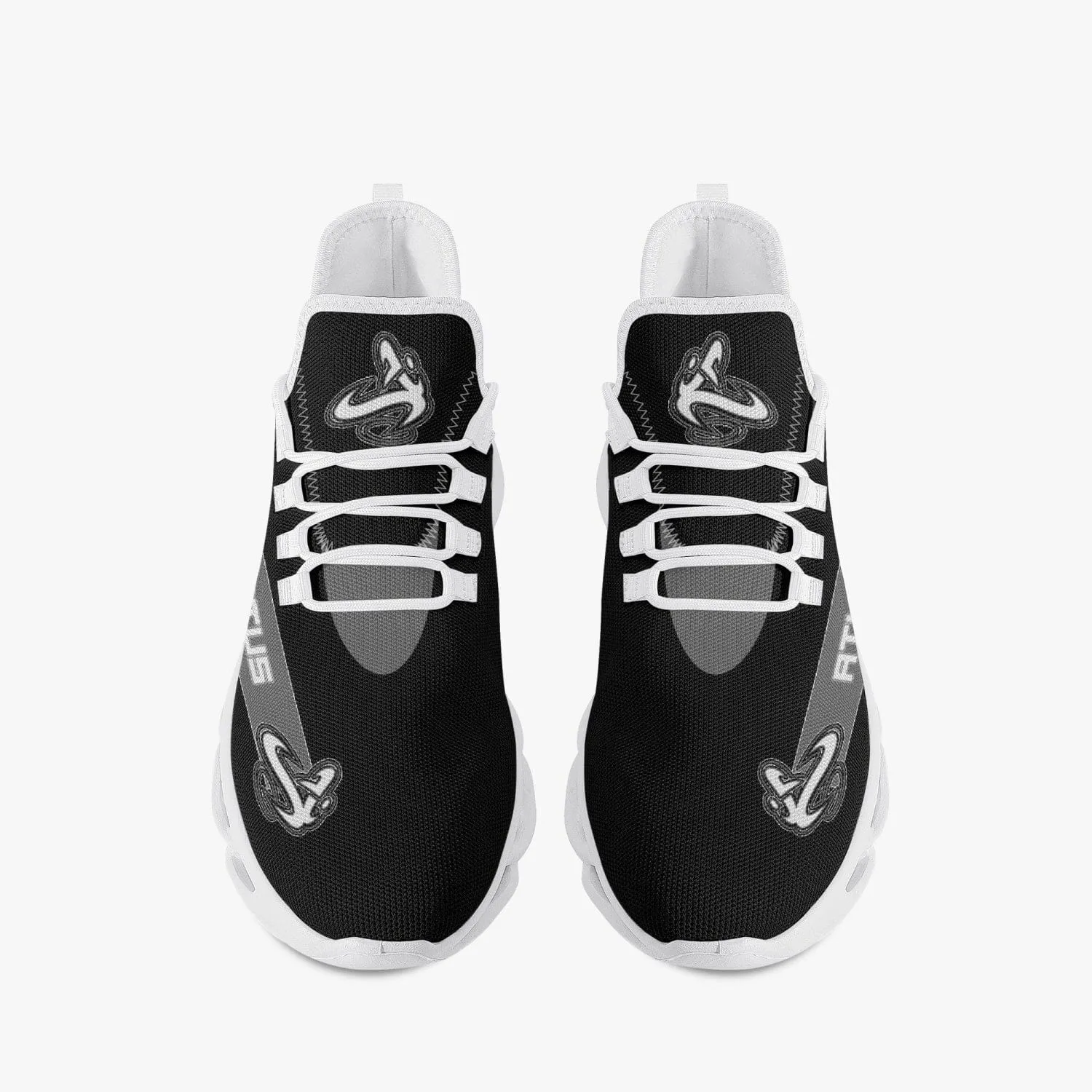 ATHLETIC APPARATUS V2 BOUNCE MESH KNIT SNEAKERS - BLACK