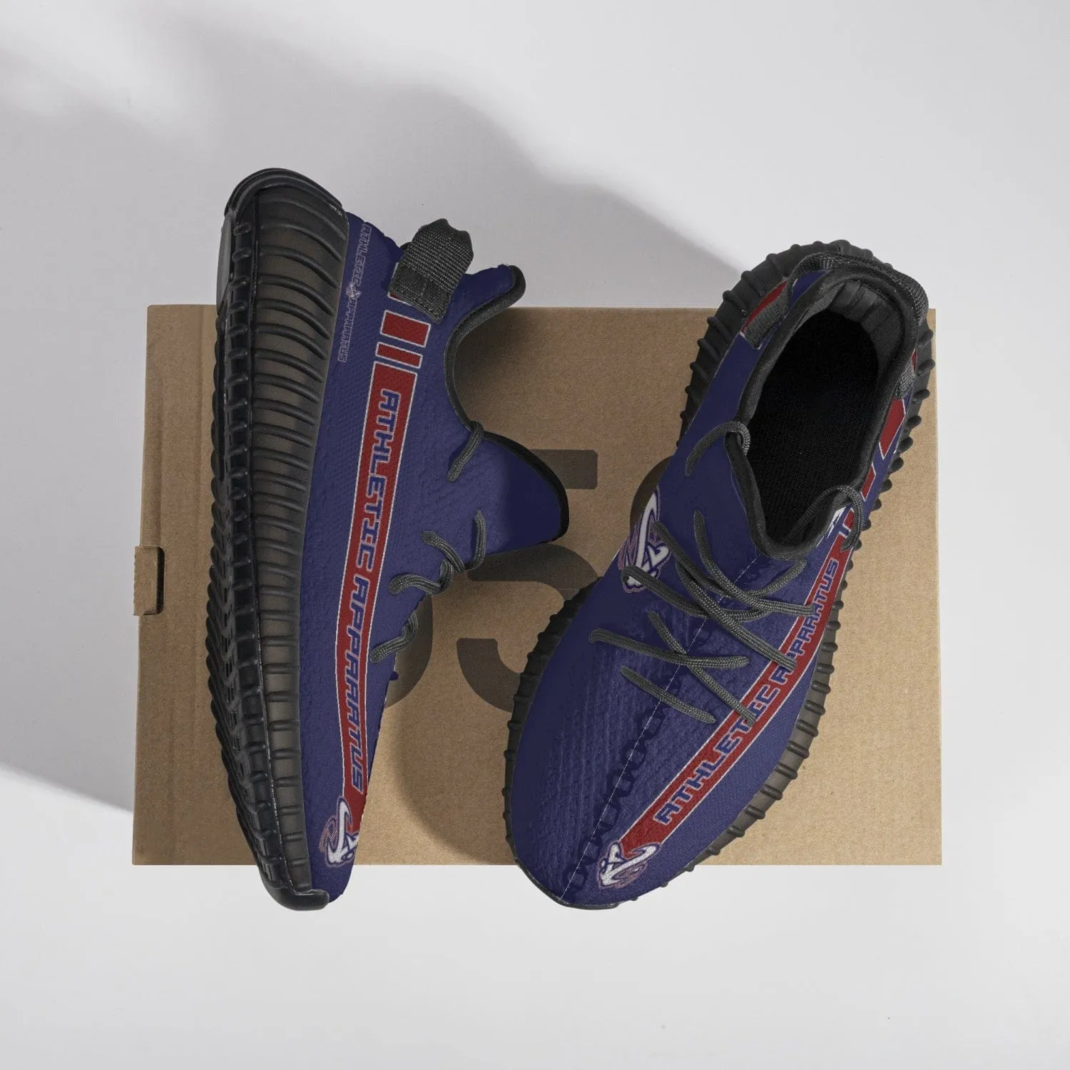 Athletic Apparatus V2 RWB-BS Adult Unisex Mesh Knit Sneakers - Navy 1