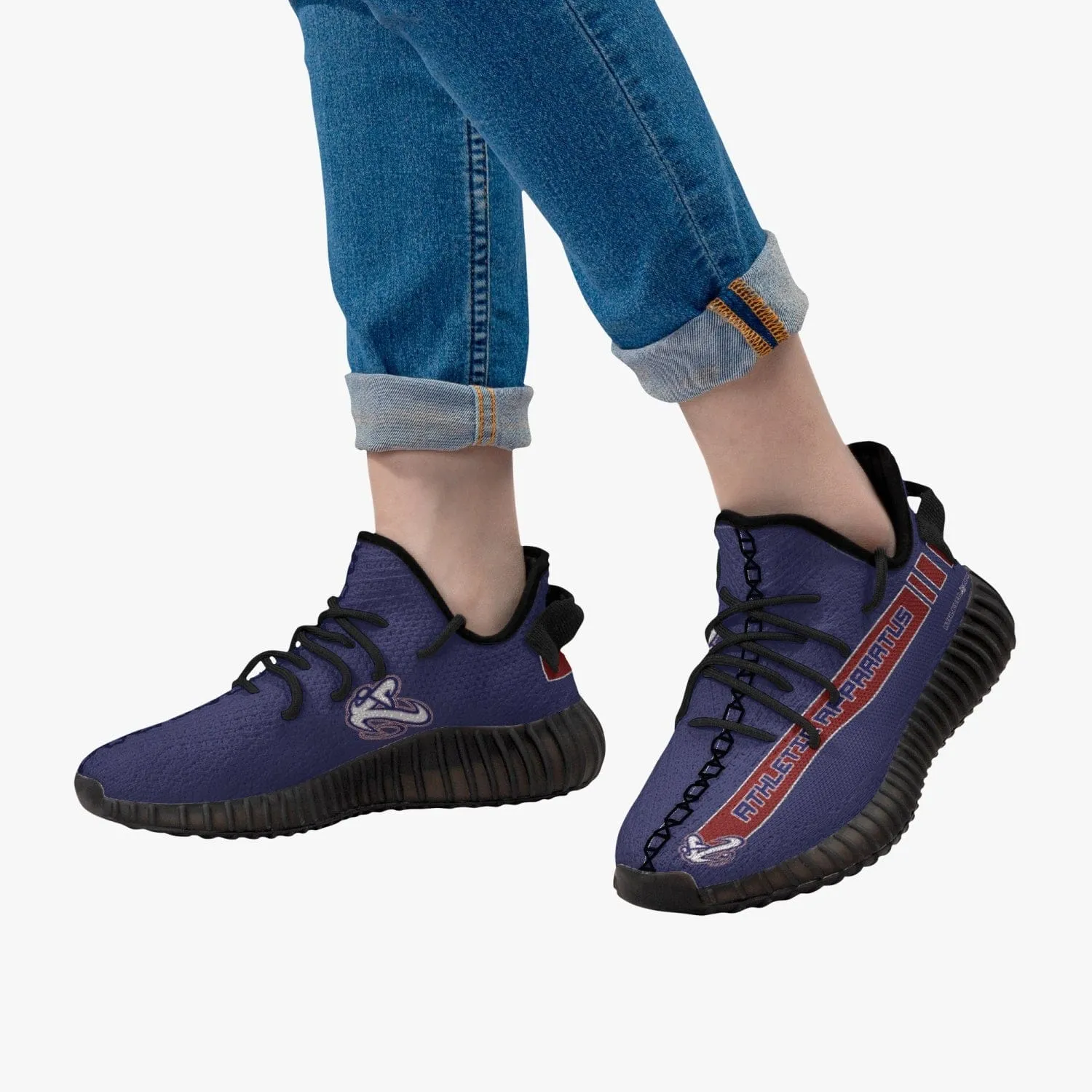 Athletic Apparatus V2 RWB-BS Adult Unisex Mesh Knit Sneakers - Navy 1