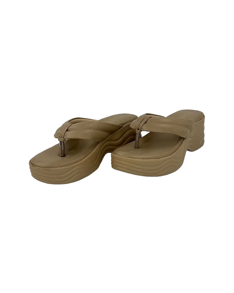 Beige Classic Platforms