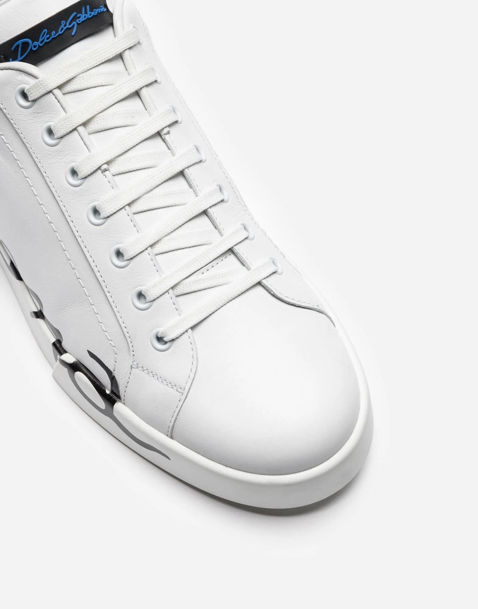 Blue Portofino Sneakers In Leather