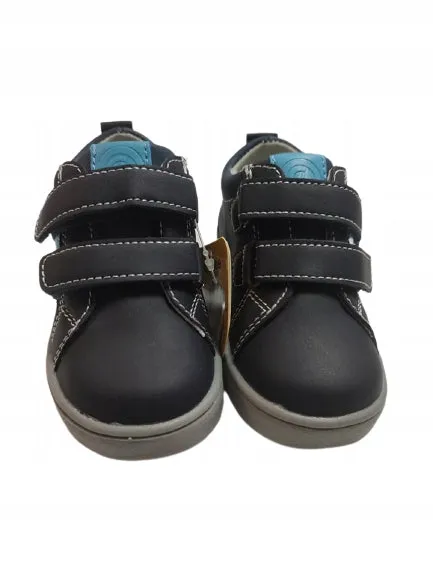 Boys' Navy Blue Sneakers with Star Print | P548BLUE/BLUE