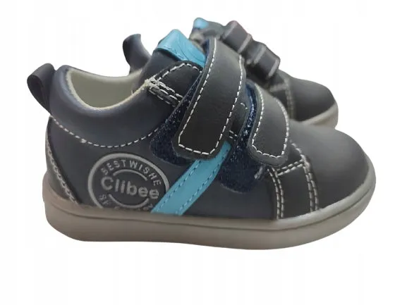 Boys' Navy Blue Sneakers with Star Print | P548BLUE/BLUE