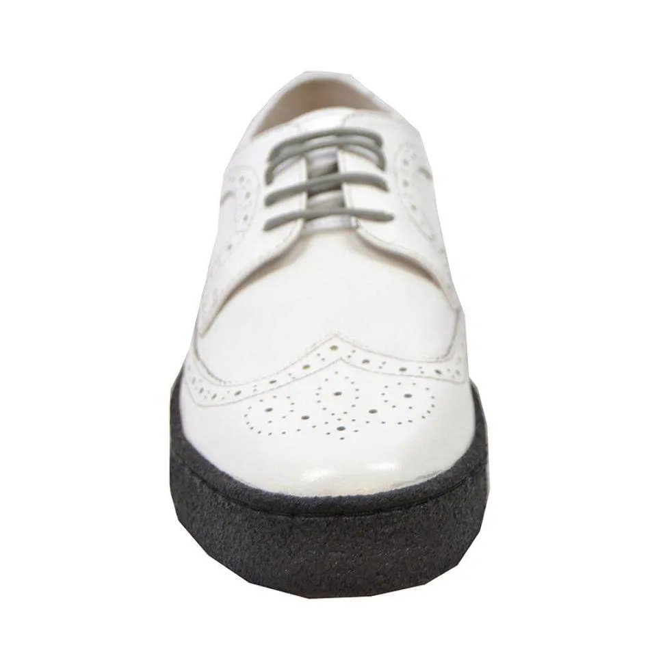 British Walkers Playboy Original Men's Leather Low Top Wingtip Oxfords