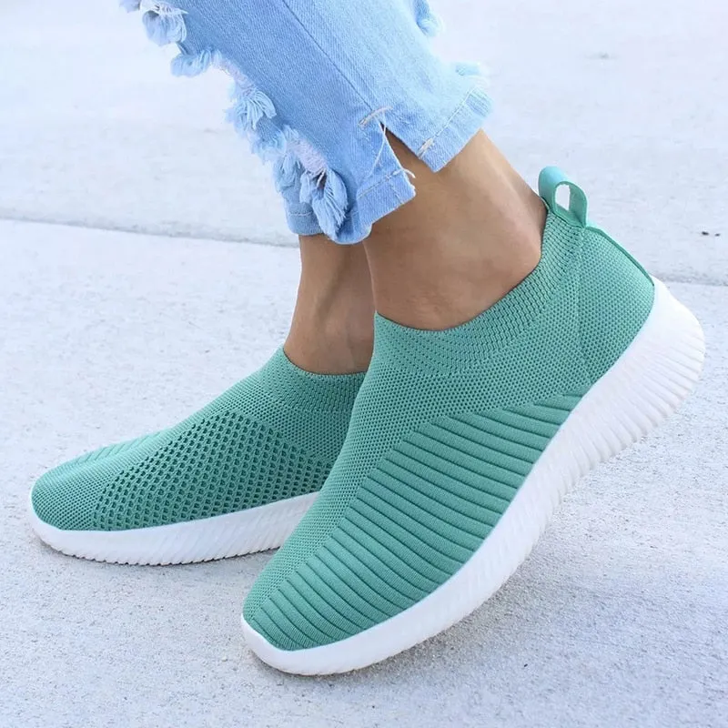 Casual Woman Knit  Flats