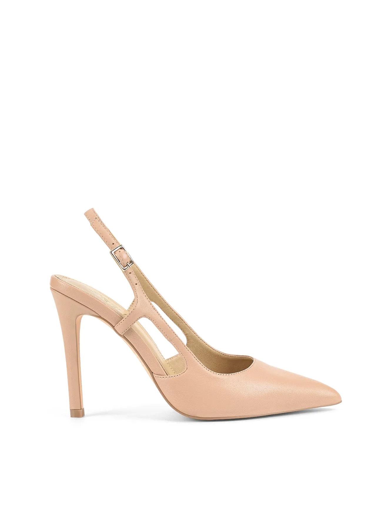 Cipriani Stiletto Pump - Almond Leather