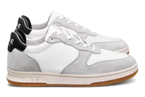 CLAE MALONE SNEAKERS - MICROCHIP BLANC BLACK