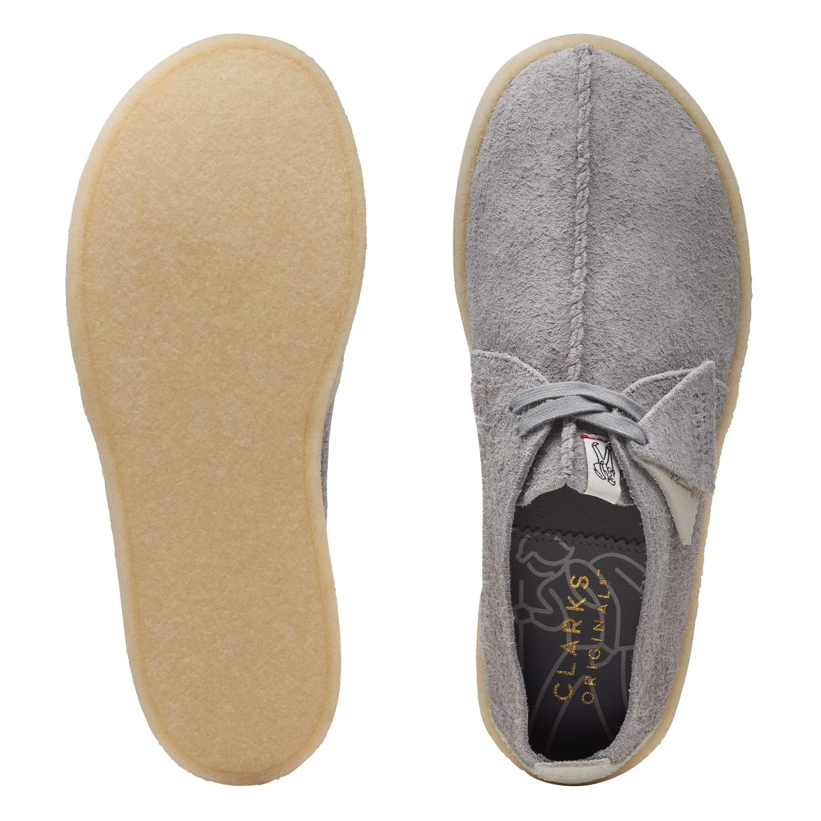 Clarks Originals Desert Trek Cup Men's Gray Suede 26170268