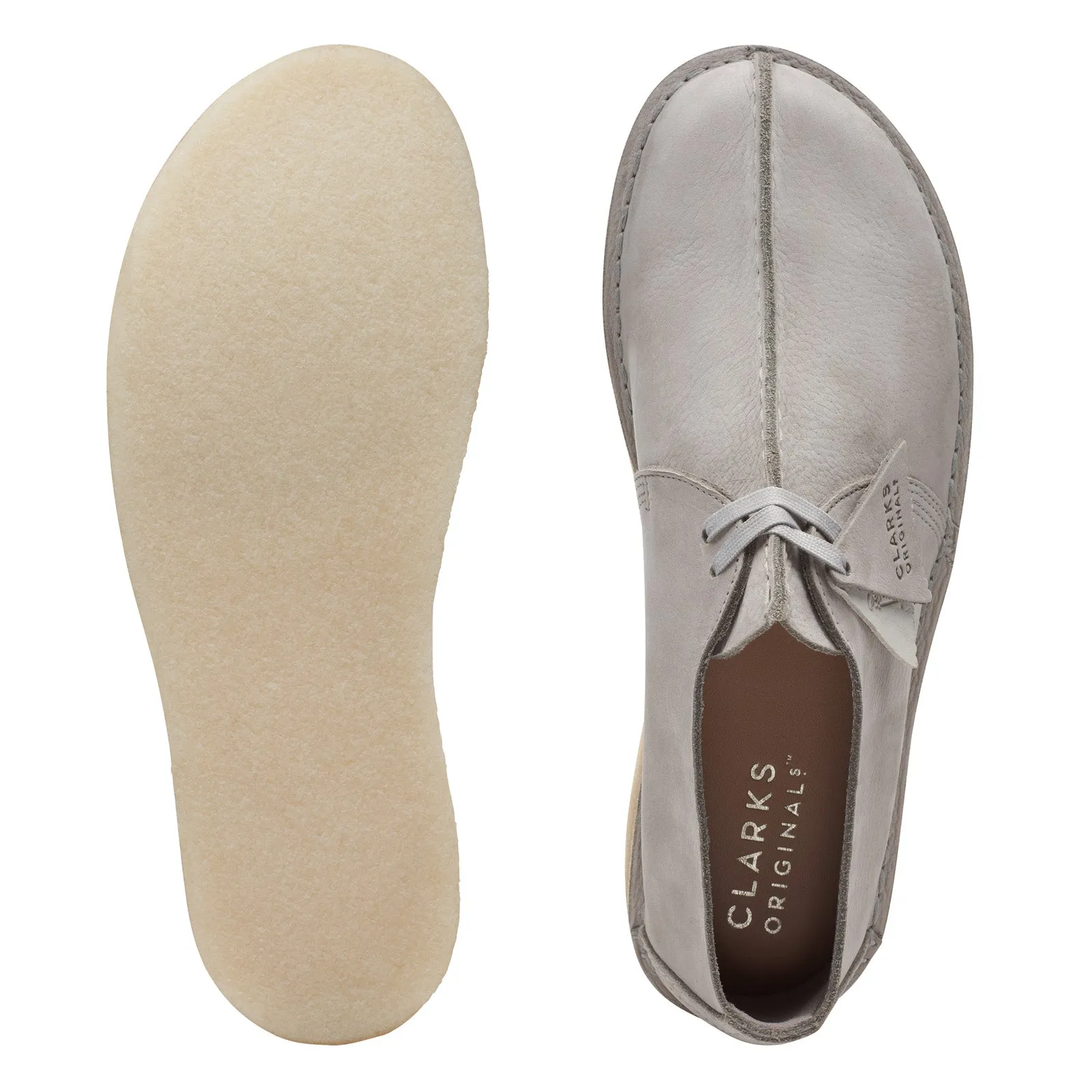 Clarks Originals Desert Trek Men's Gray Nubuck Suede 26170131