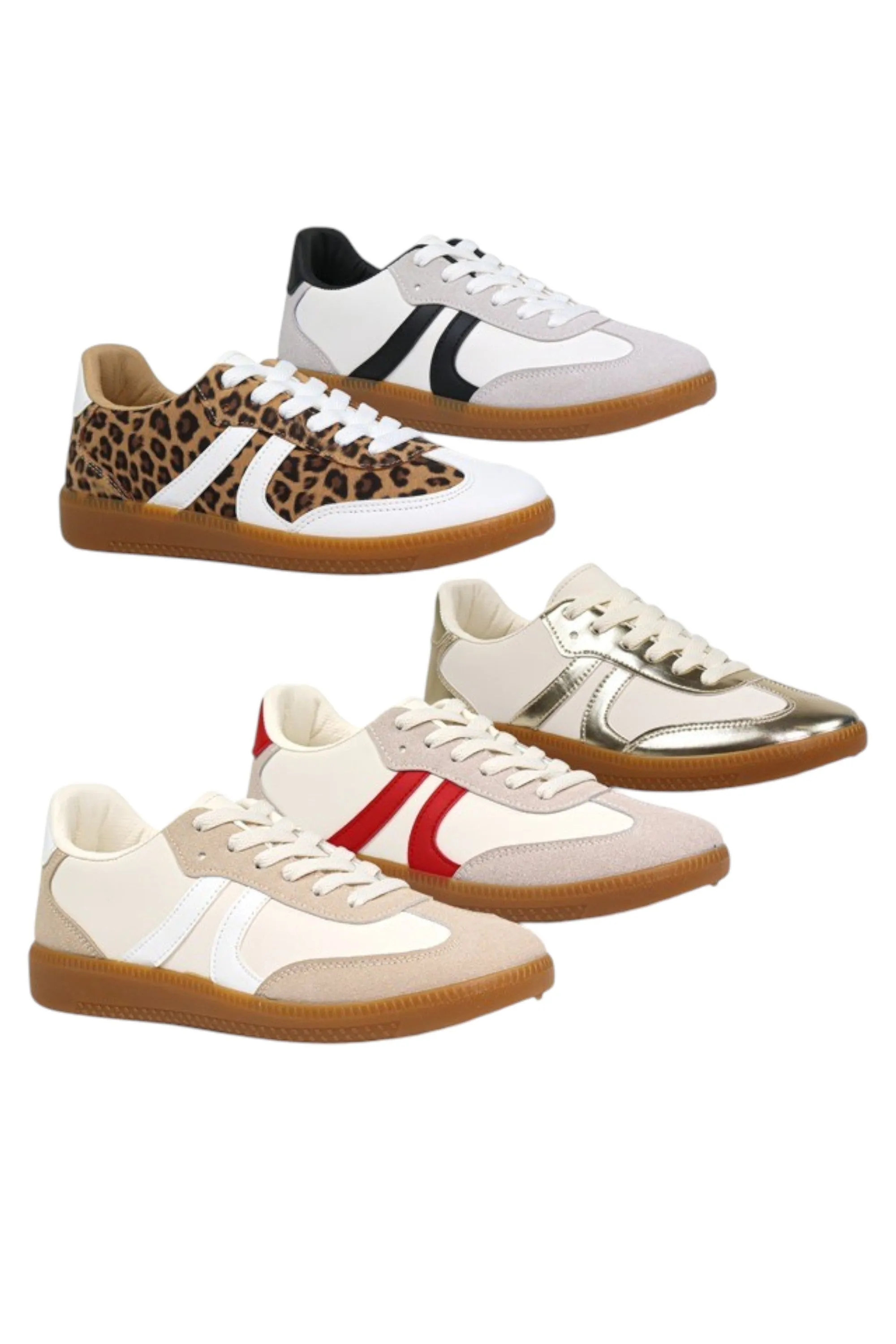 Contrast Sneakers