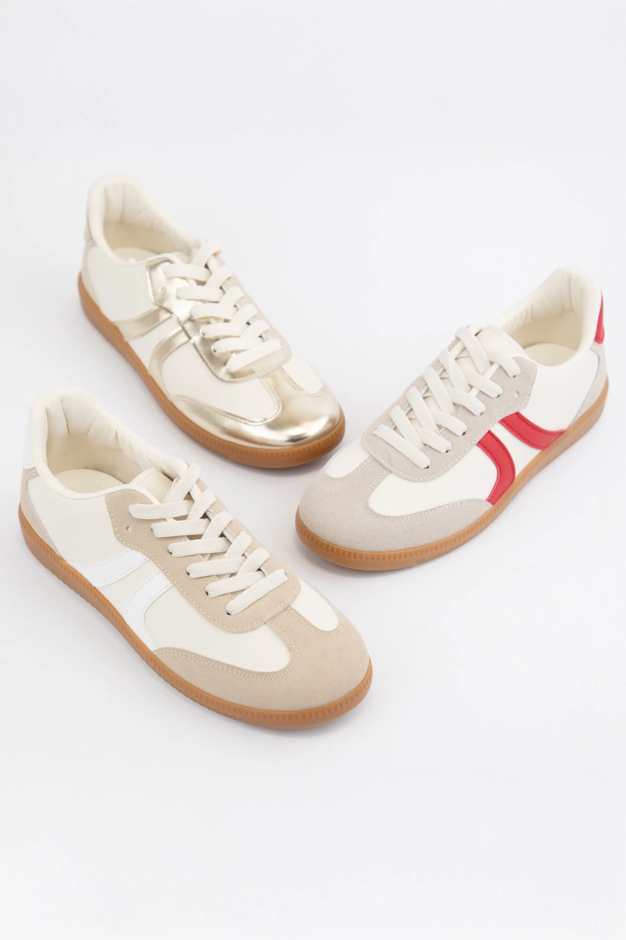 Contrast Sneakers