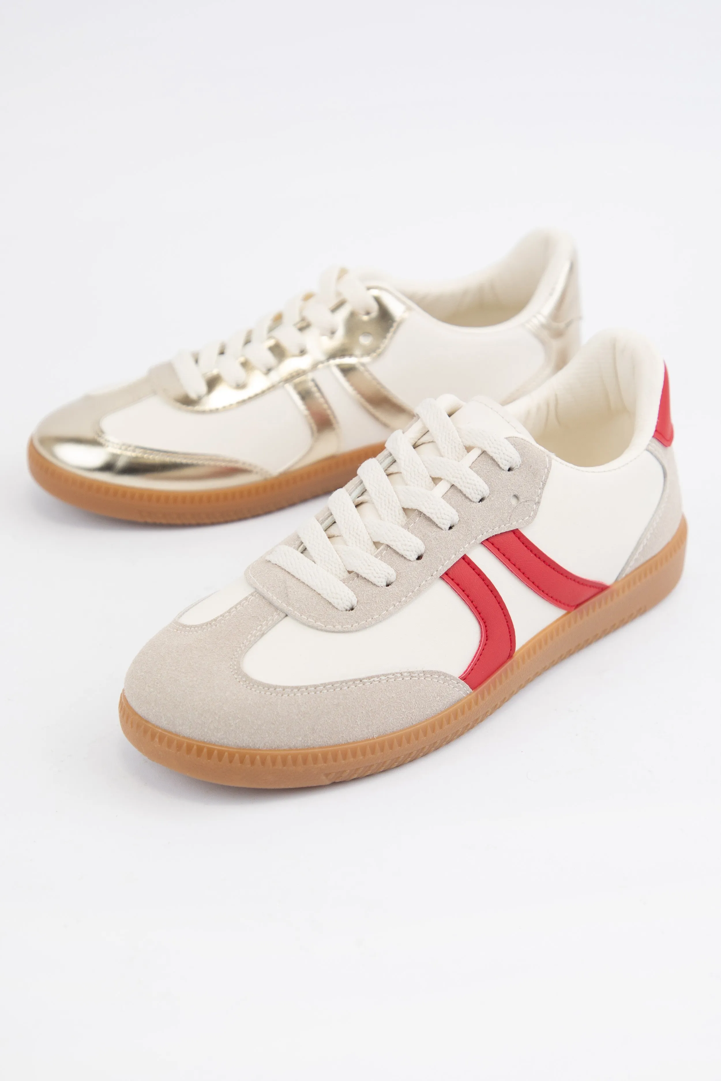 Contrast Sneakers