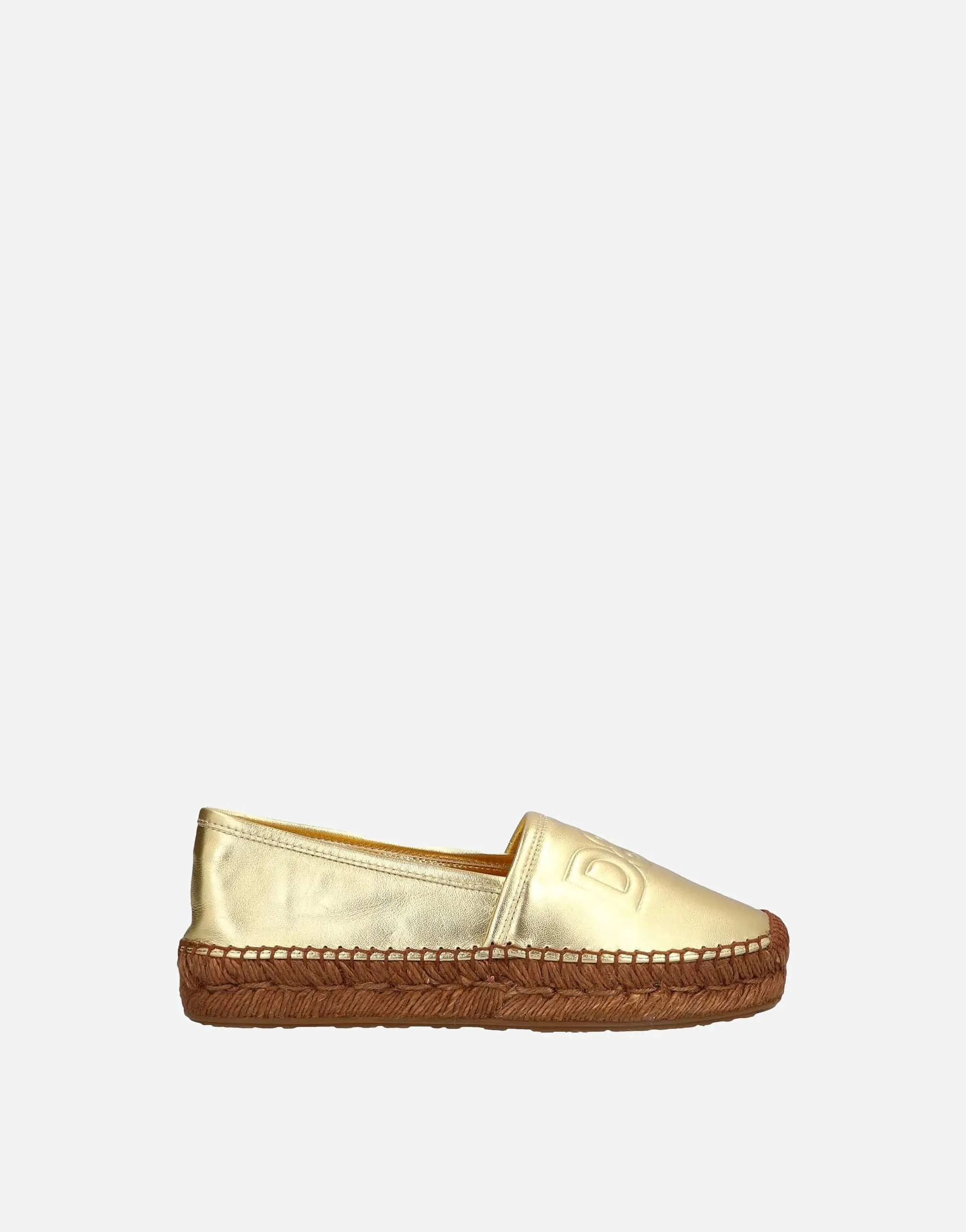 D&G Metallic Espadrilles