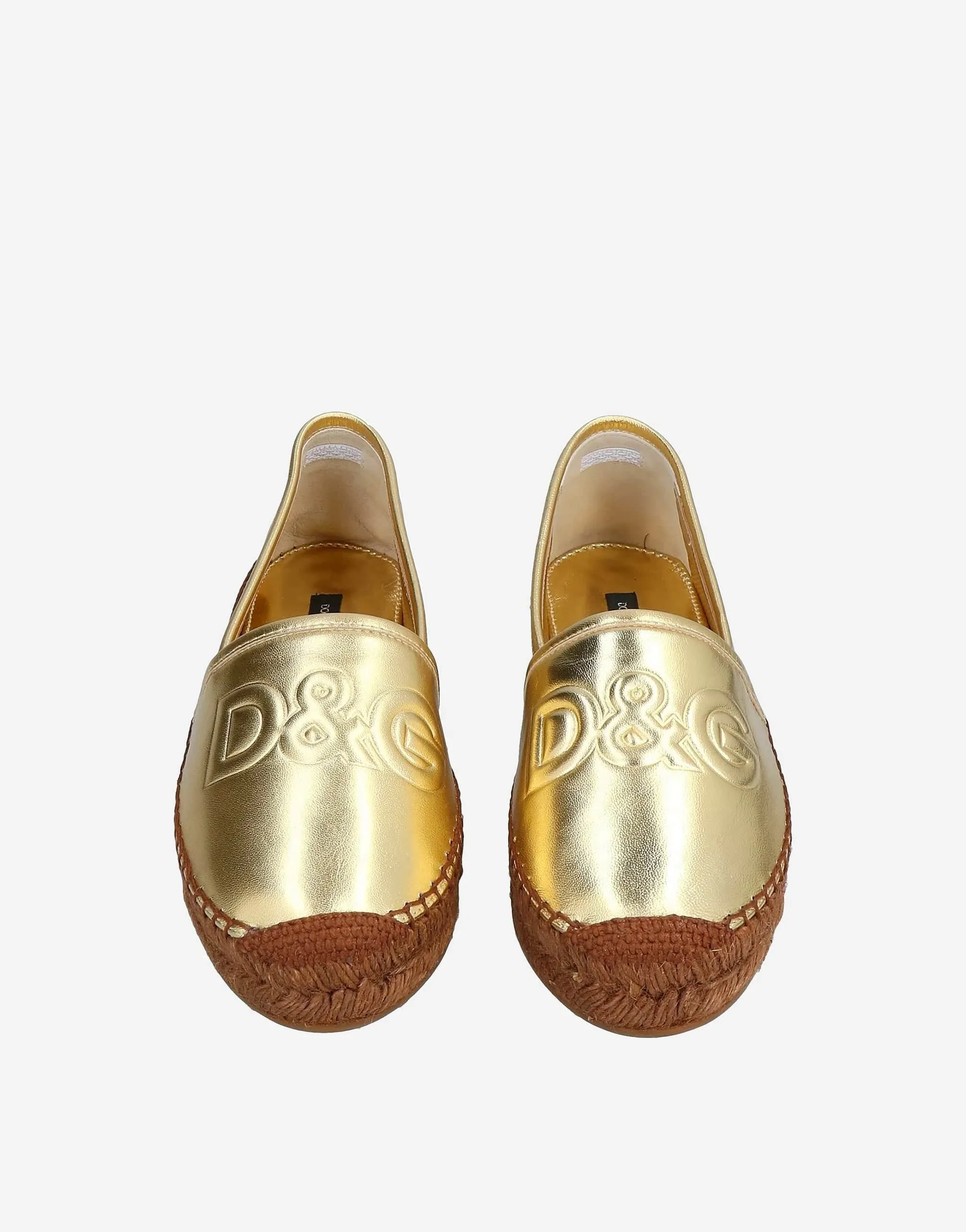 D&G Metallic Espadrilles