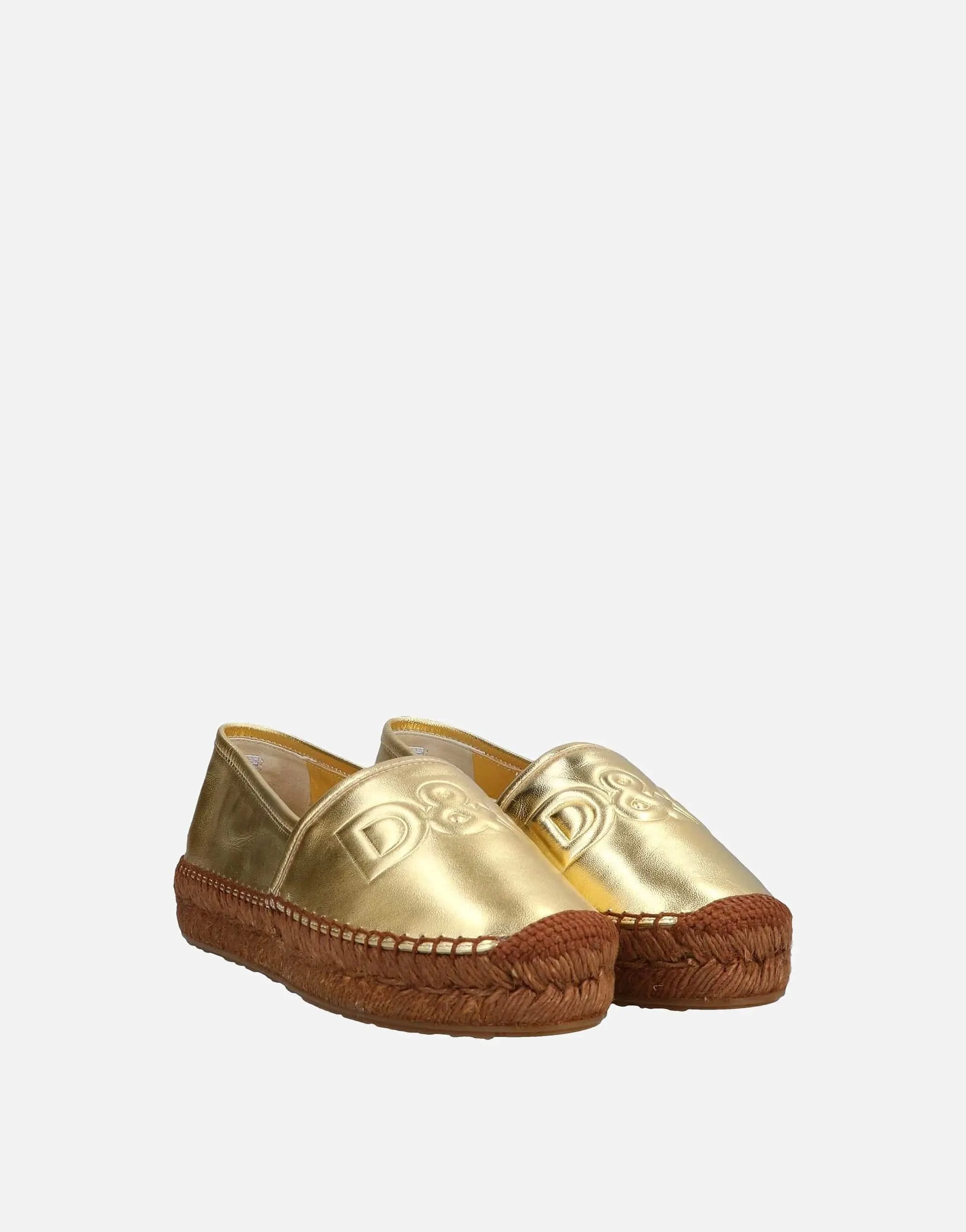 D&G Metallic Espadrilles