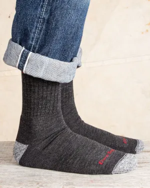 Darn Tough 1466 Black Wool Socks Hiker Micro Crew Sock Cushion