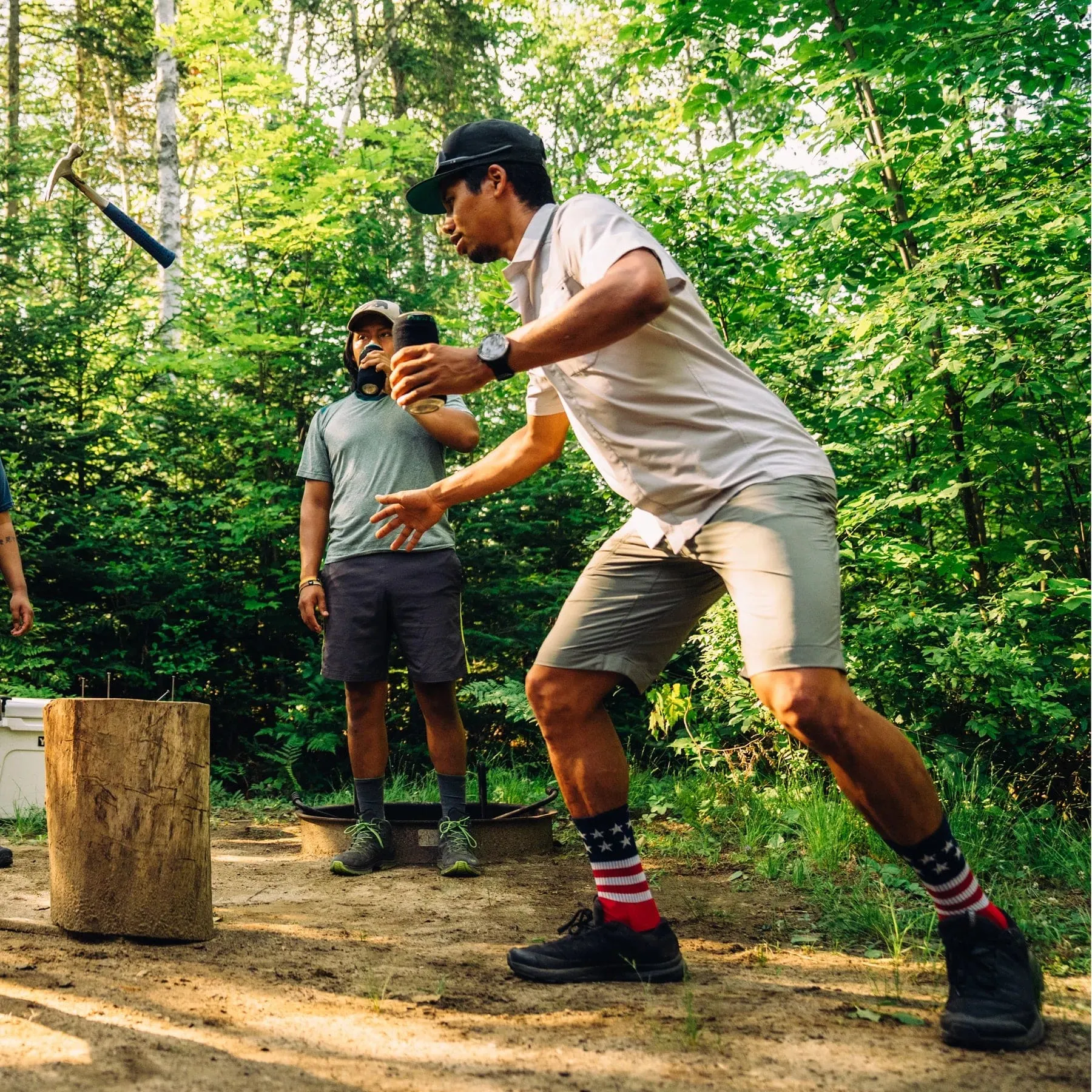 Darn Tough Captain Stripe Micro Crew Lightweight Hiking Sock - Men's