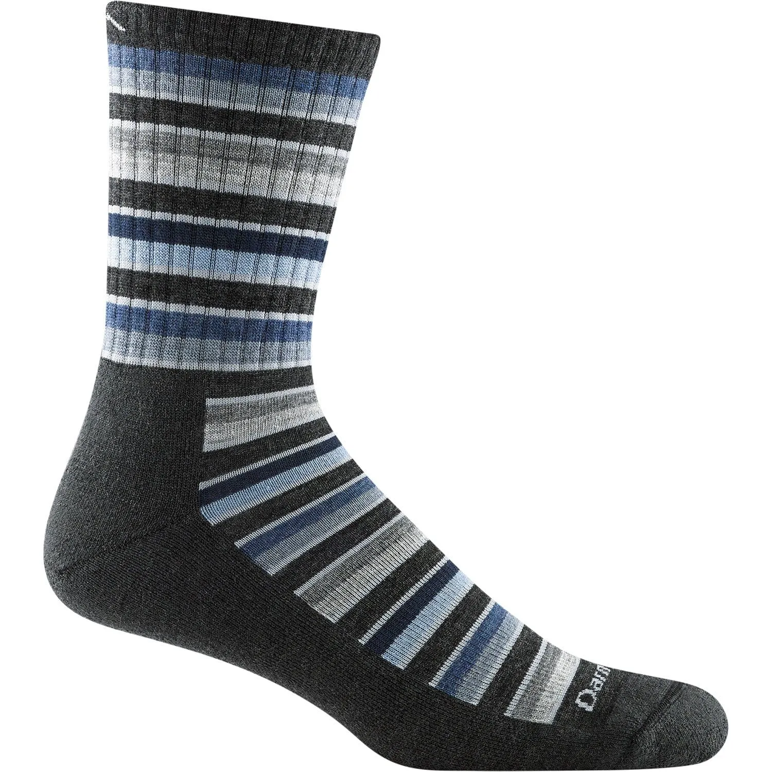 Darn Tough Men's Decade Stripe Micro Crew Midweight Hiking Sock with Cushion