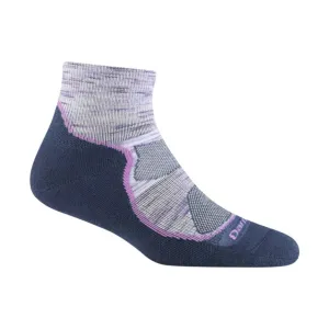 Darn Tough Vermont Women's Light Hiker Quarter Lightweight Hiking Sock - Cosmic Purple