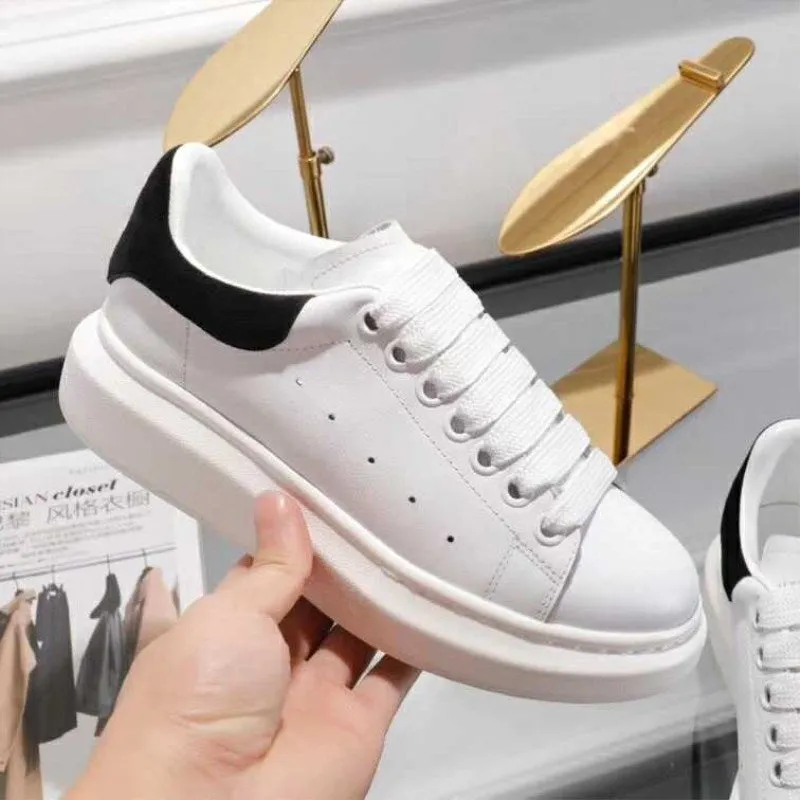 Fashion Designer Luxury Breathble Shoes Lop Top White Platform Shoes Women Real Leather Women Lace Up Casual Shoes Brand Sneaker