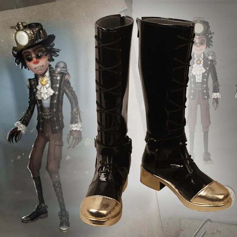 Game Identityty V Cosplay Shoes Prospectoror Nortonon Campbellell Cosplay Boots Mr Molele Skin Daily Leisure Shoes School Sneakers Loafers
