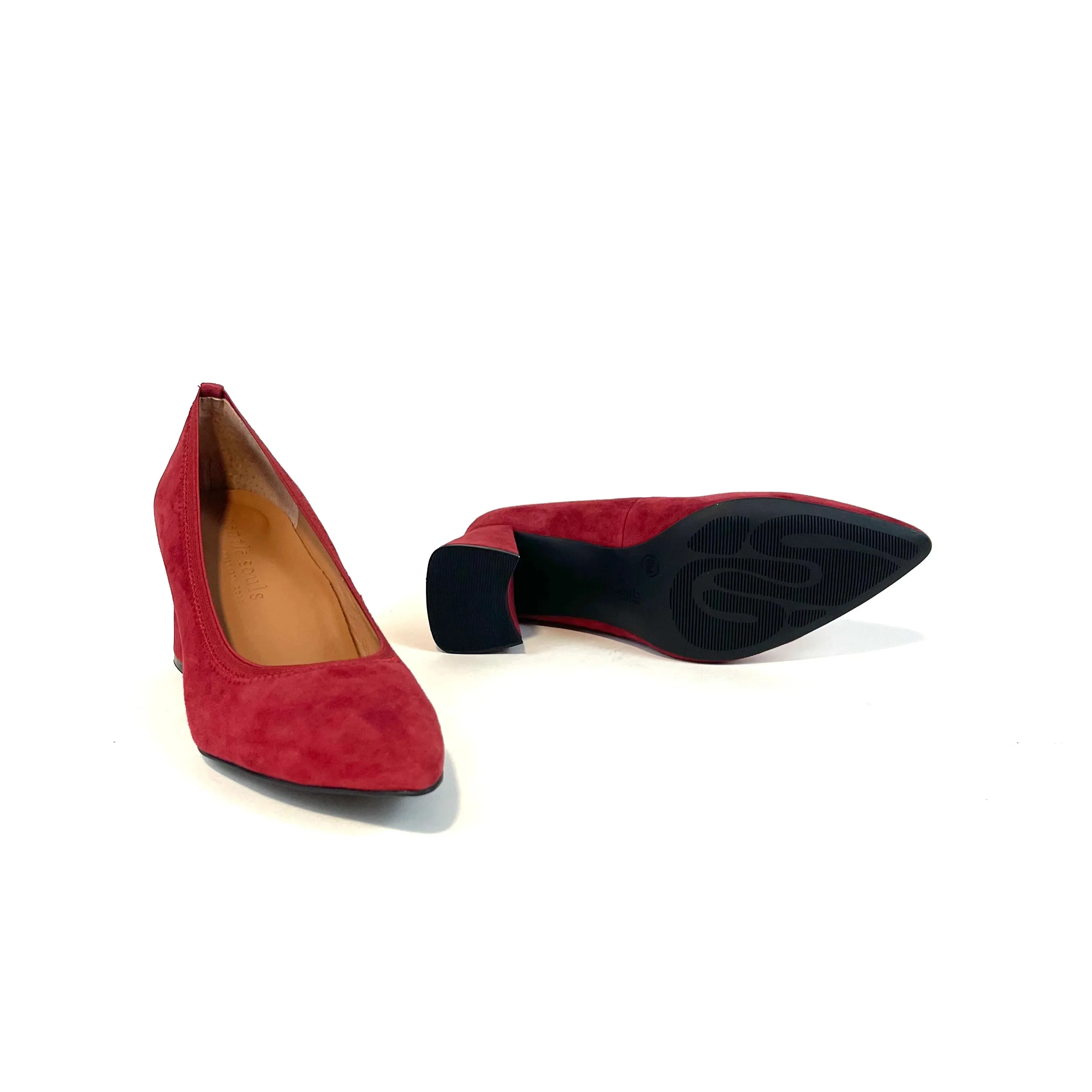 Gentle Souls - Dionne Pump (Burnt Red Suede)