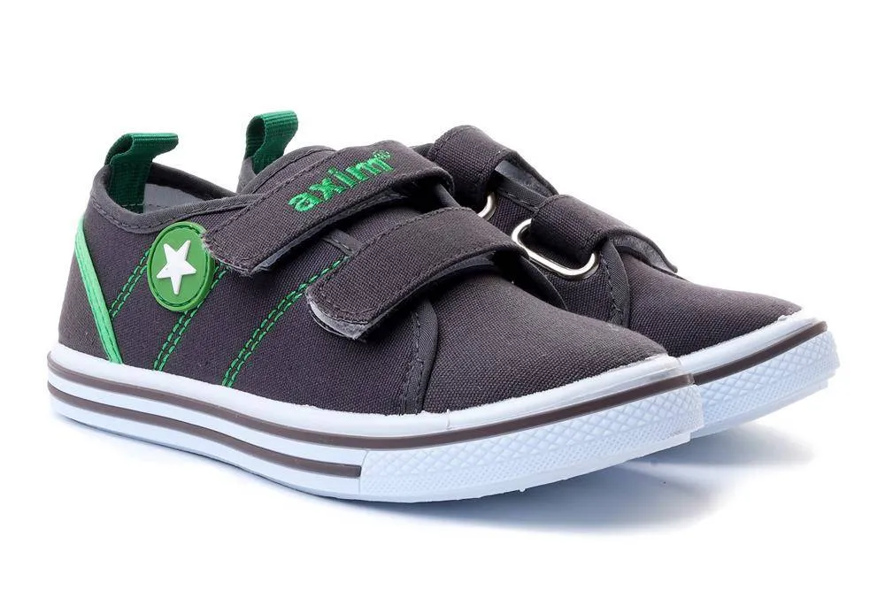 Gray Sneakers with Star Patch | 5TE22107-G