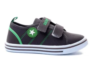 Gray Sneakers with Star Patch | 5TE22107-G