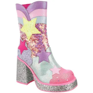 Irregular Choice Womens Ursa Major Boot - Pink