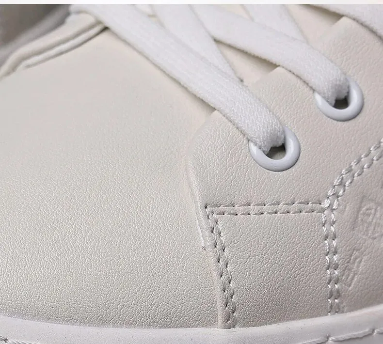 LUXE II Men's Genuine Leather Lace Up Sneakers