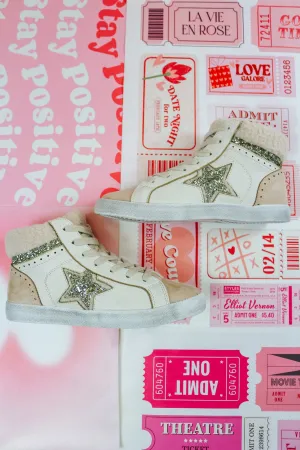 Lyssa Hightop Cream Sneaker Very G