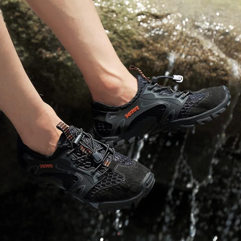 Men's Breathable Mesh Casual Light Outdoor Hiking Shoes