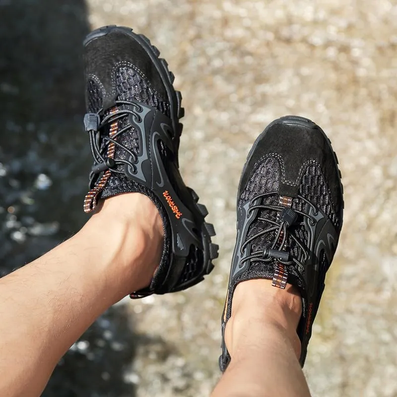 Men's Breathable Mesh Casual Light Outdoor Hiking Shoes