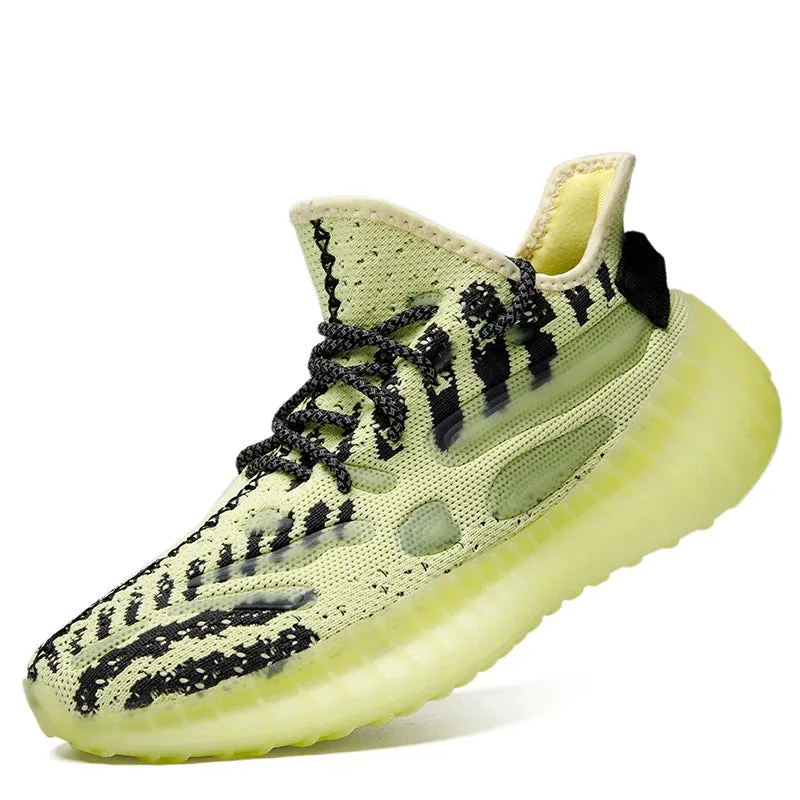 Men’s Lightweight Mesh Sneakers - Breathable Street Style Trainers, Trendy Platform Walking & Running Shoes