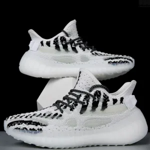 Men’s Lightweight Mesh Sneakers - Breathable Street Style Trainers, Trendy Platform Walking & Running Shoes