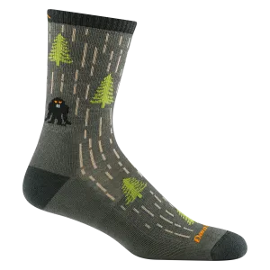Men's Yarn Goblin Micro Crew Lightweight Hiking Sock - Forest