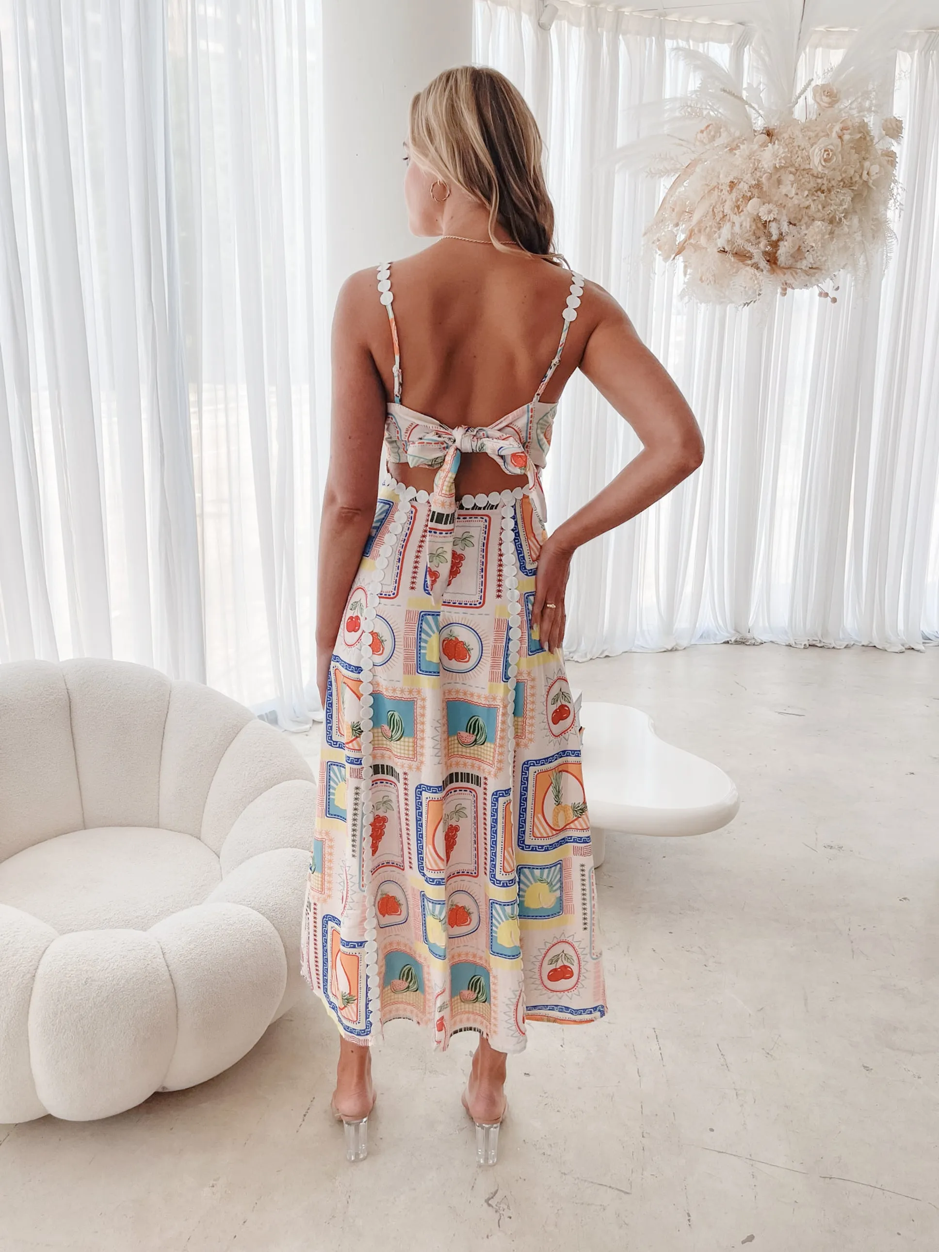 Naveen Dress - White Print