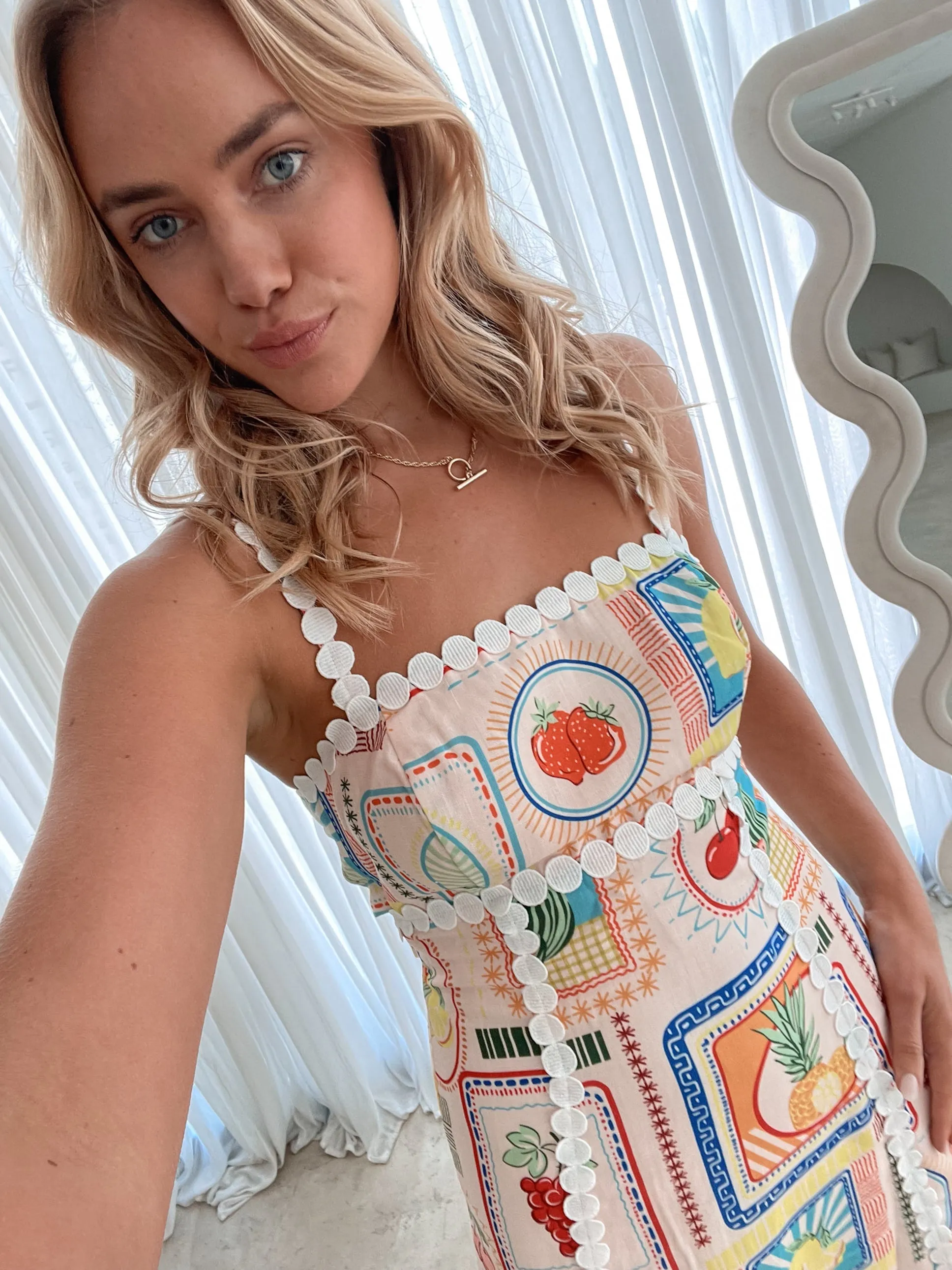 Naveen Dress - White Print