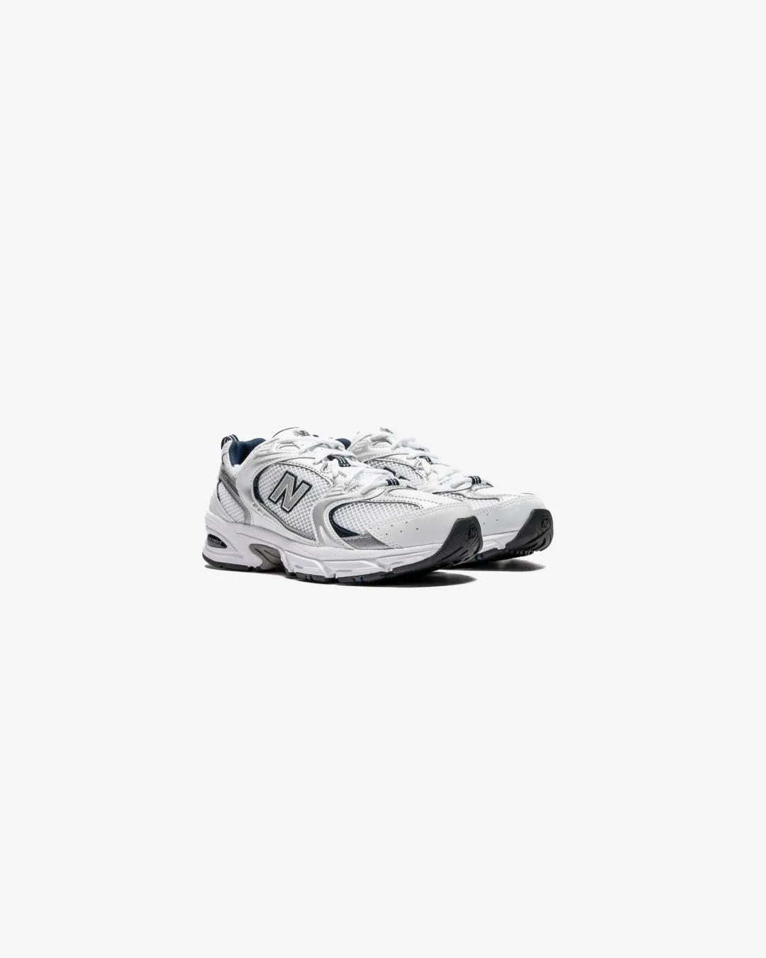 New Balance 530 White Silver Navy Sneakers
